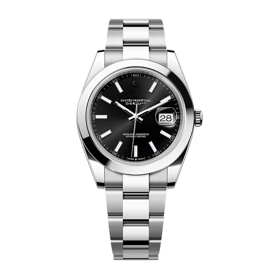 Classic Date – Schwarzes Zifferblatt