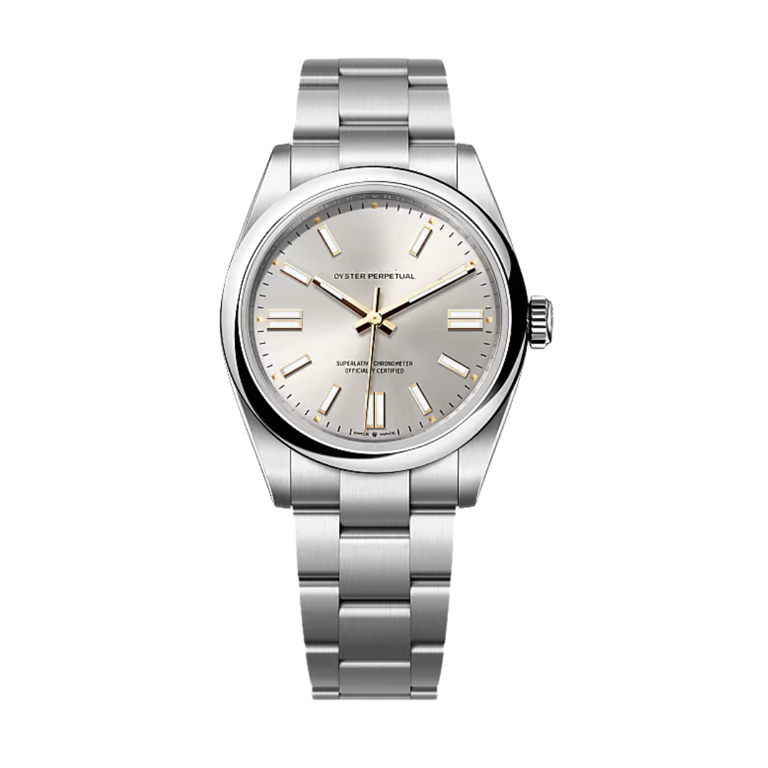 Classic Essential 36 – Silbernes Zifferblatt