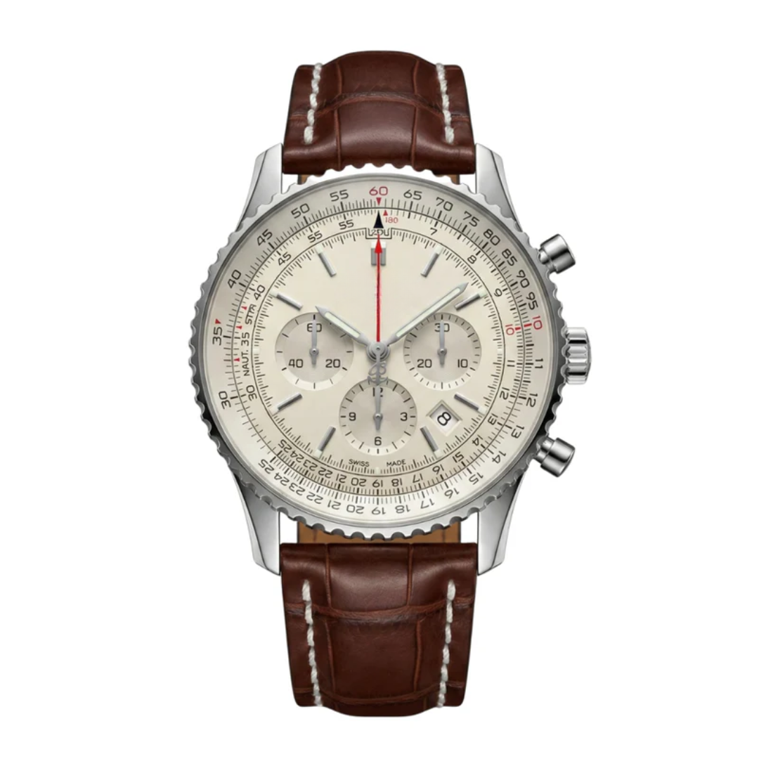 Classic Chrono Heritage – Braunes Zifferblatt | Lederarmband B